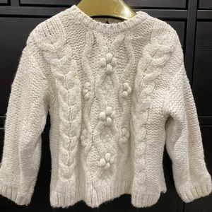 ZARA chunky knit sweater for toddler girl